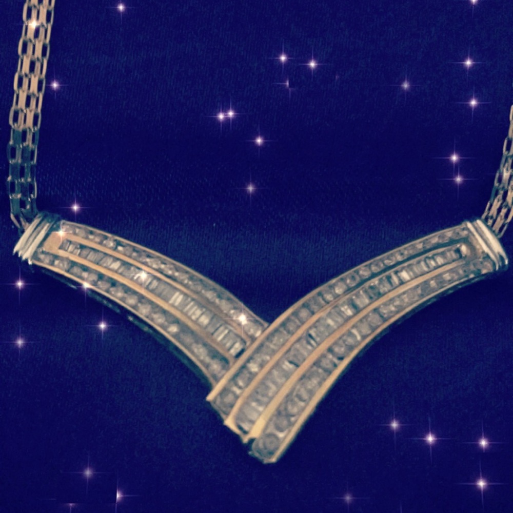 New 3/4 CT. T.W. White Diamond 14K Gold Necklace